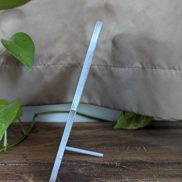 Silver Square Wooden Table Number / Picture Frame (Qty = 20) - Picture 3 of 4